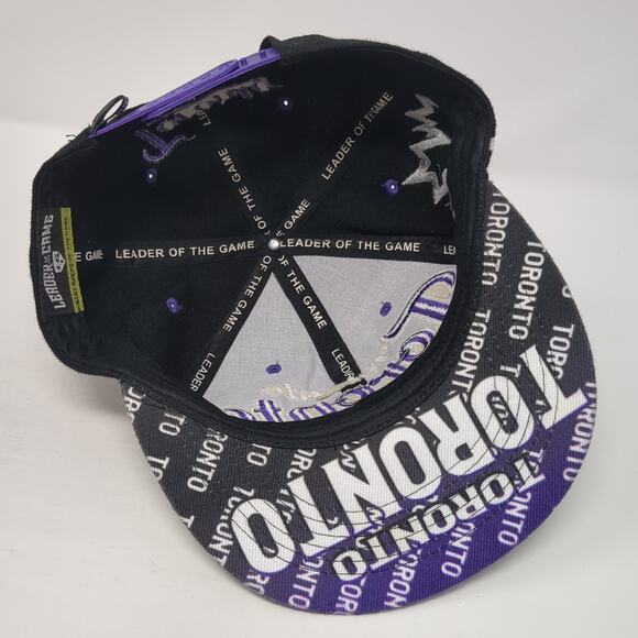 Toronto Snapback Cap Black One Size Adjustable Embroidered Leader Of The Game - Picture 7 of 10